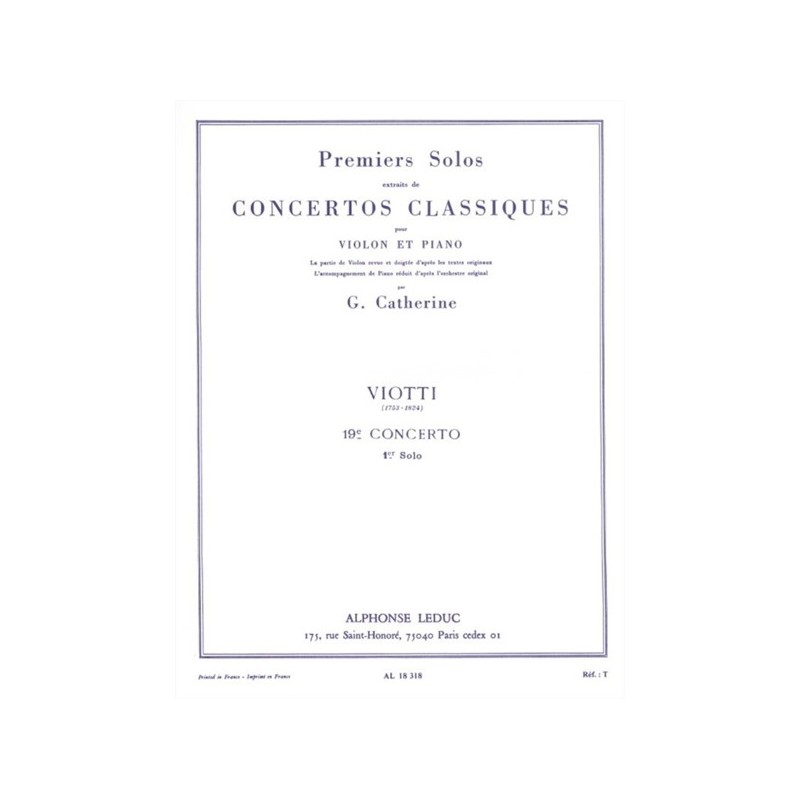 9790046183188AL18318 Premiers Solos Concertos Classiques