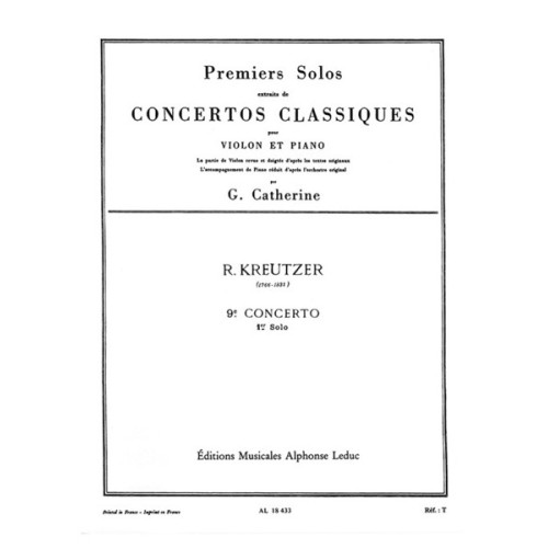 9790046184338AL18433 Premiers Solos Concertos Classiques - 9e concerto
