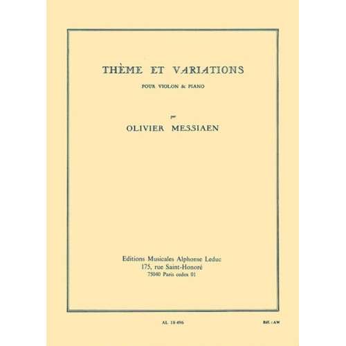 Theme et Variations pour...