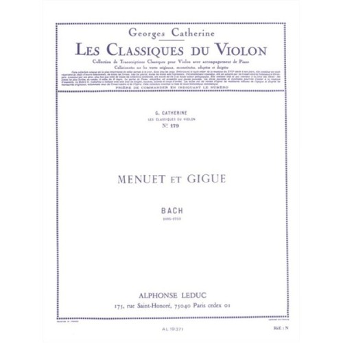 9790046193712AL19371 Menuet And Gigue