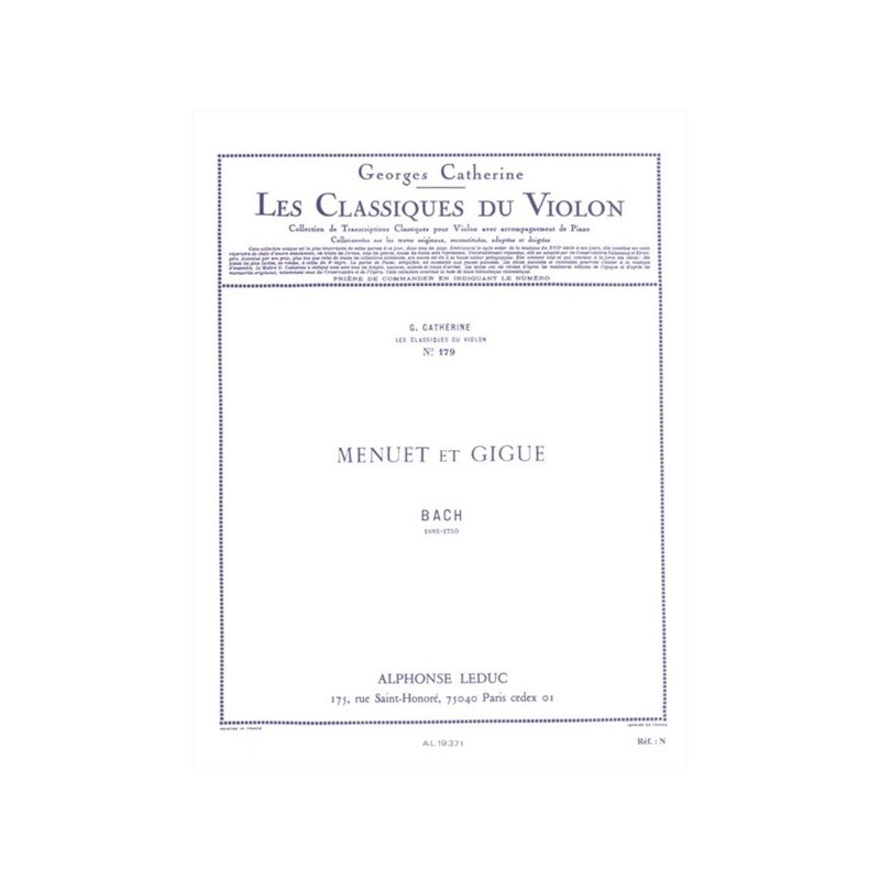 9790046193712AL19371 Menuet And Gigue