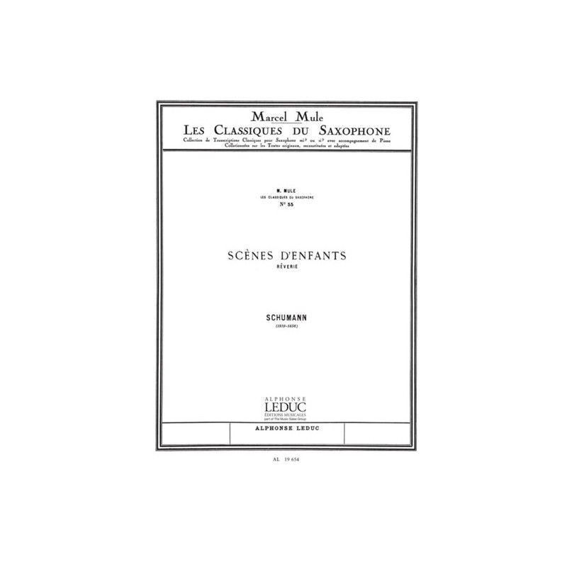 9790046196546AL19654 Robert Alexander Schumann: Rêverie Op.15, No.7