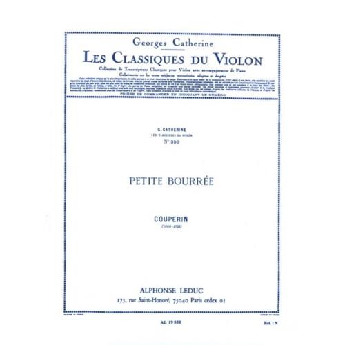 9790046198588AL19858 Petite Bourrée