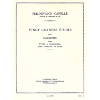 9790046199998AL19999 20 Grandes Études pour Clarinette