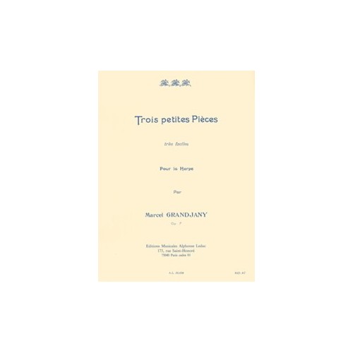 3 Petites Pièces Opus 7