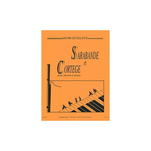 Sarabande et Cortege for Bassoon and Piano 