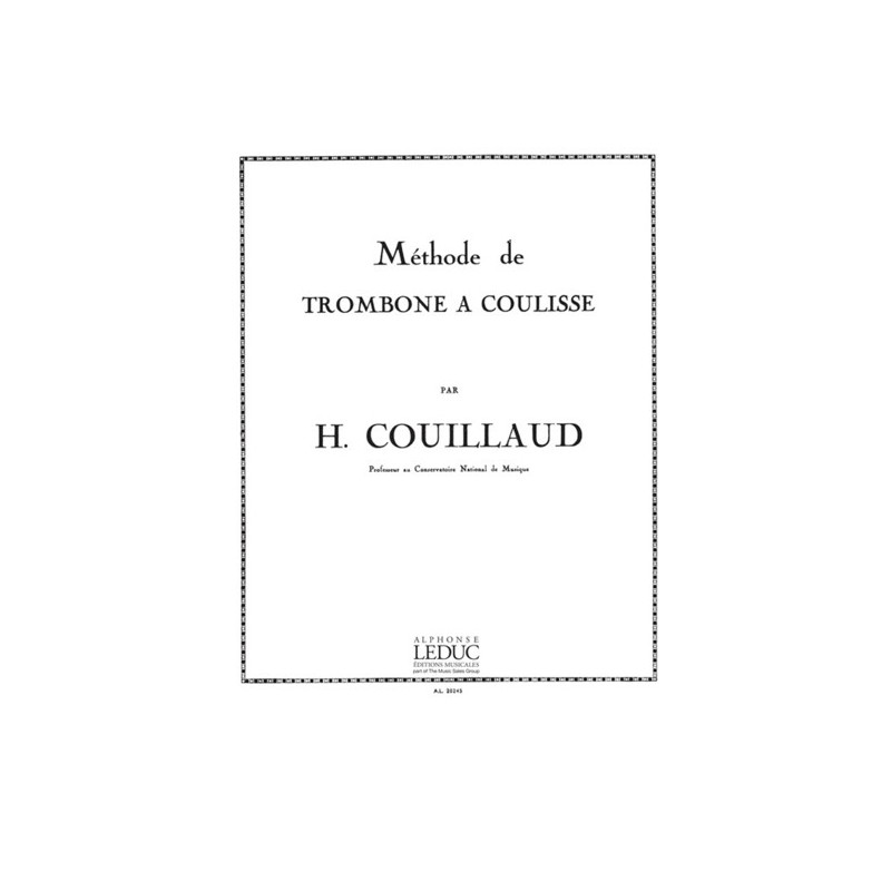 9790046202452AL20245 Méthode de Trombone de Coulisse