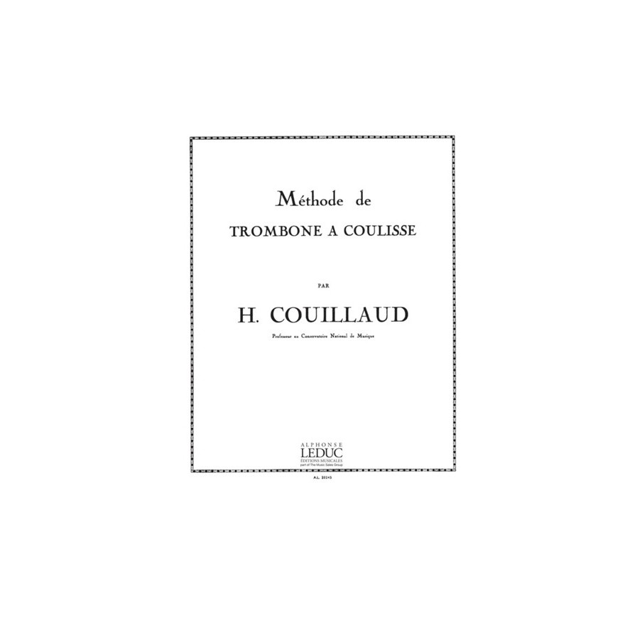 9790046202452AL20245 Méthode de Trombone de Coulisse