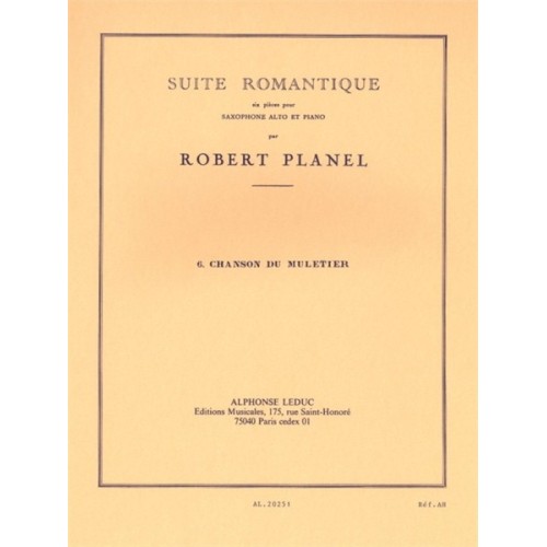 9790046202513AL20251 Suite Romantique No.6 Chanson du Muletier