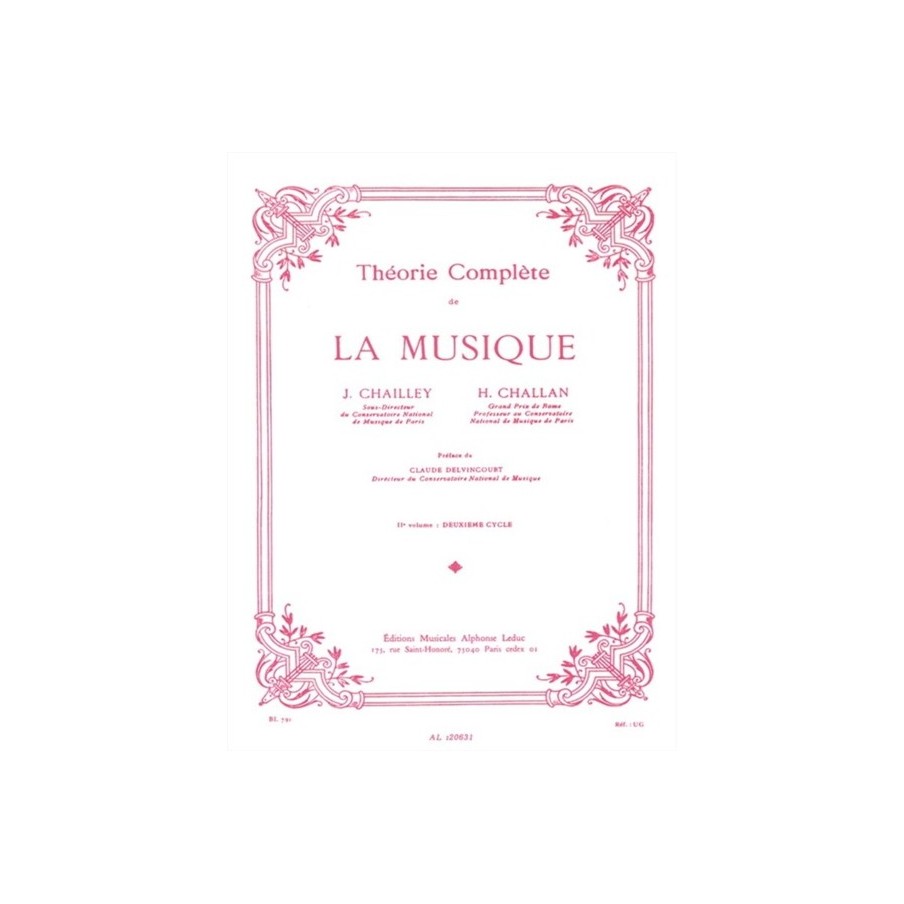 9790046206313AL20631 Théorie complète de la musique - Vol. 2
