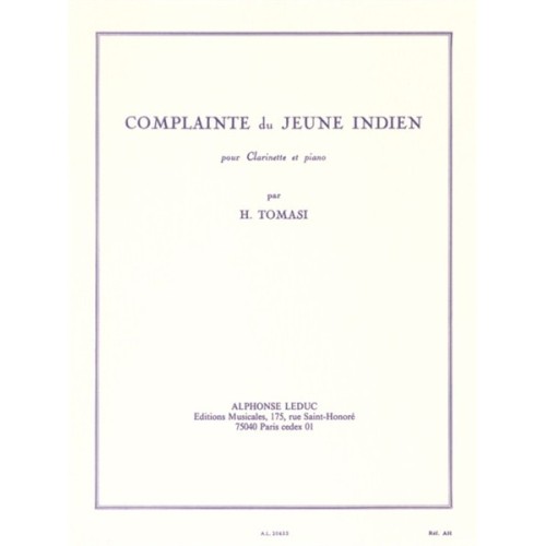 9790046206337AL20633 Complainte Du Jeune Indien
