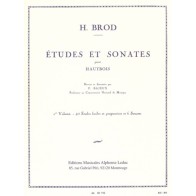 9790046207525AL20752 Études et Sonates pour hautbois solo Vol. 1