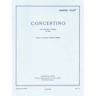 9790046207822AL20782 Concertino pour clarinette et piano