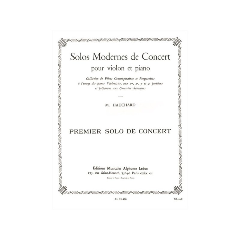 9790046214080AL21408 Solo Moderne de Concert no. 1 Ut Majeur