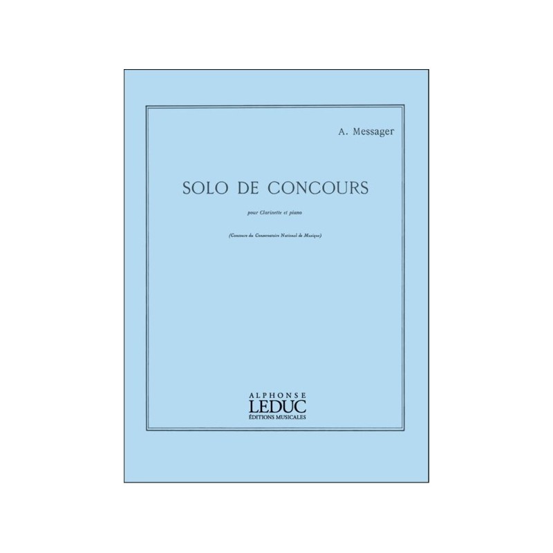 9790046214745AL21474 Solo De Concours