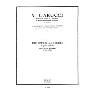 9790046229510AL22951 10 Etudes Modernes