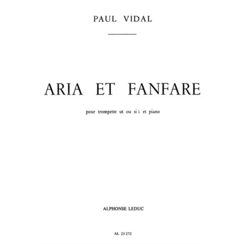 9790046232725AL23272 Aria et Fanfare