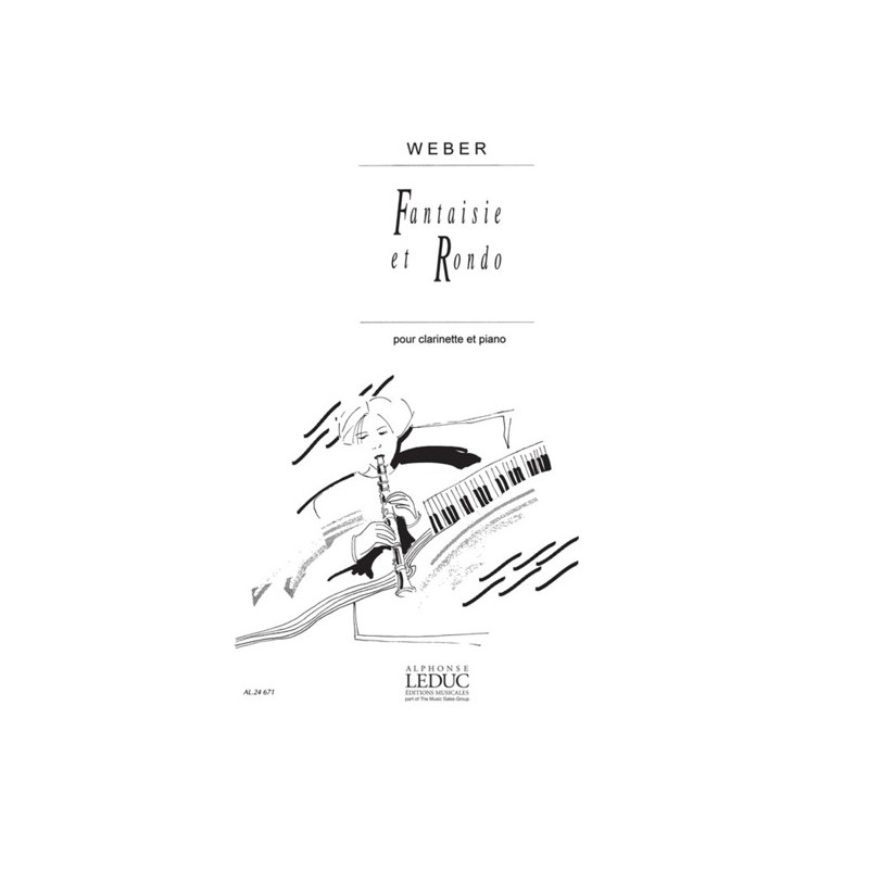 9790046246715AL24671 Fantaisie Et Rondo pour clarinette et piano