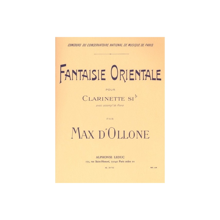 9790046247125AL24712 Fantaisie orientale