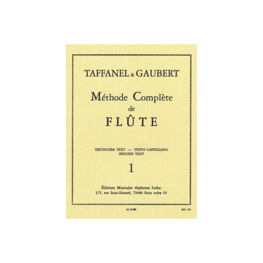 9790046248894AL24889 Méthode Complète de Flûte - VOL. 1