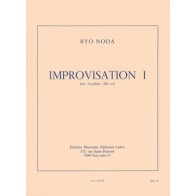 9790046251924AL25192 Improvisation 1 pour saxophone alto seul