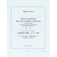 9790046254383AL25438 Cinq Chansons Sur Des Thèmes Japonais