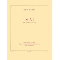 9790046255236AL25523 Maï pour saxophone alto seul