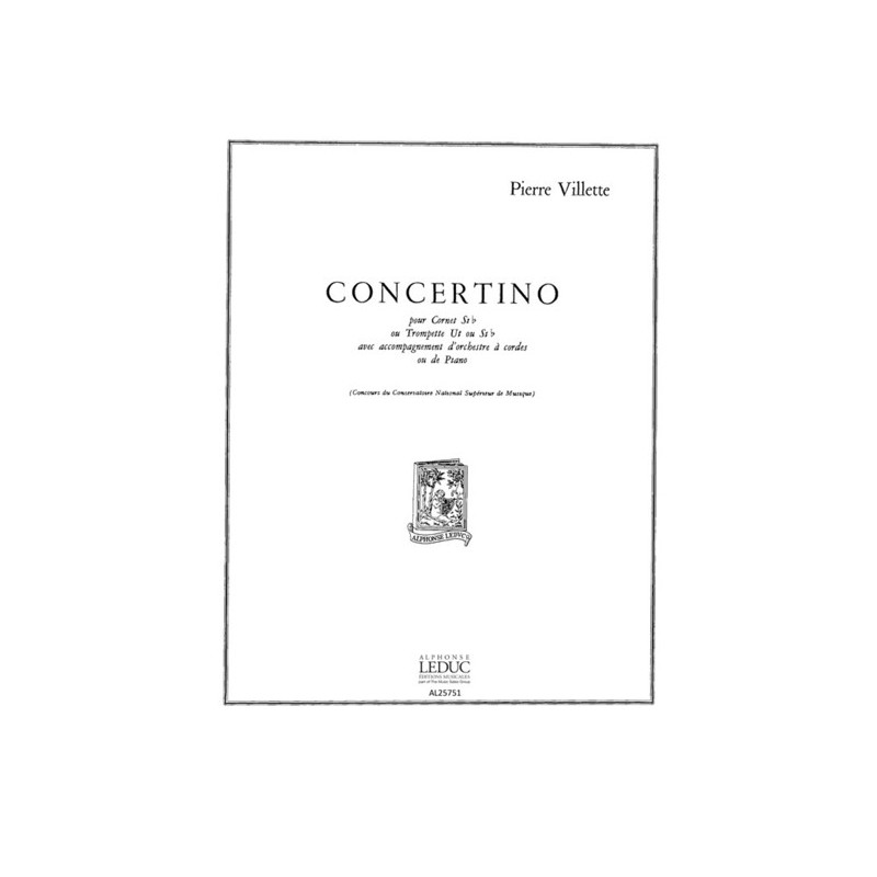 9790046257513AL25751 Pierre Villette: Concertino Op.43