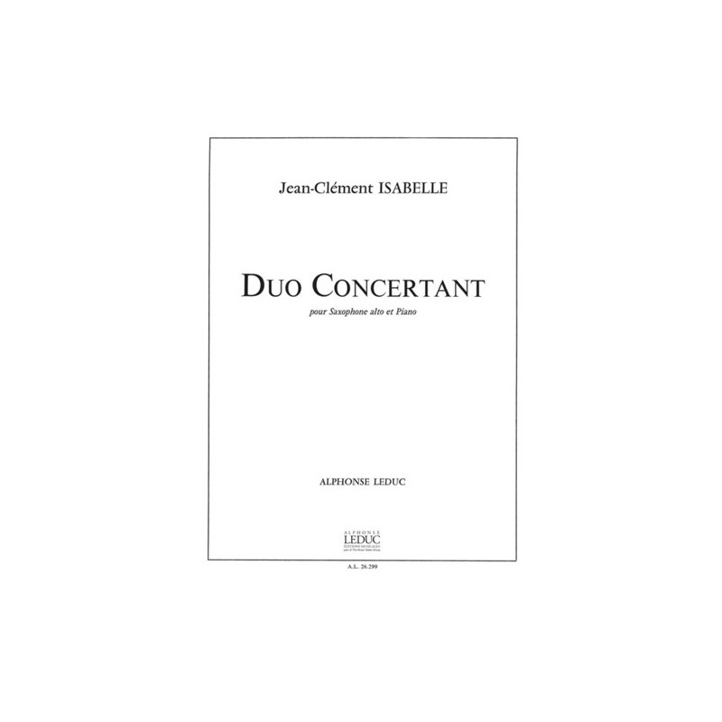 9790046262999AL26299 Duo Concertant