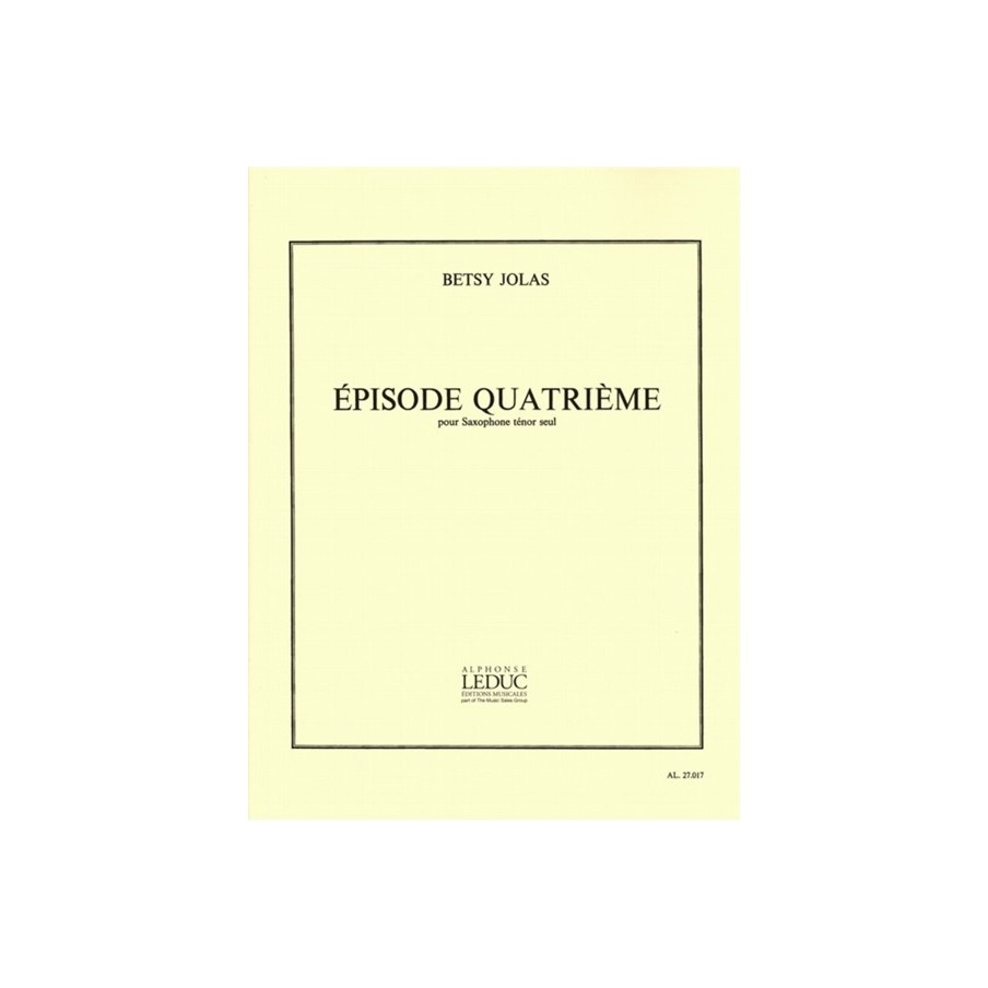 9790046270178AL27017 Episode Quatrième