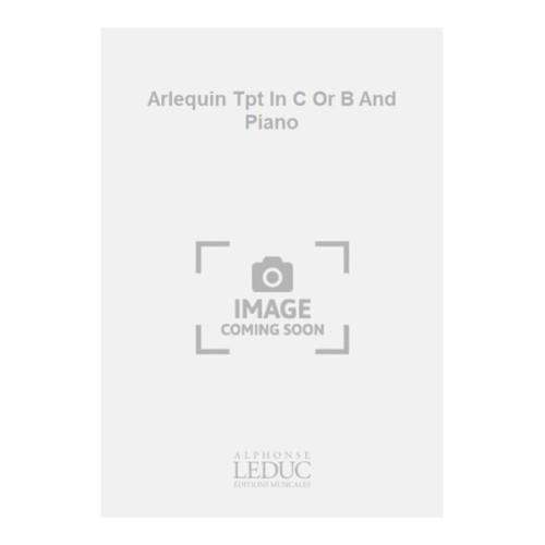 9790046271786AL27178 Arlequin Tpt In C Or B And Piano