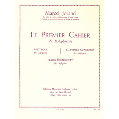 9790046271854AL27185 Cahier Du Xylophoniste N01