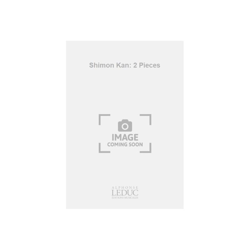 9790046276521AL27652 Shimon Kan: 2 Pieces