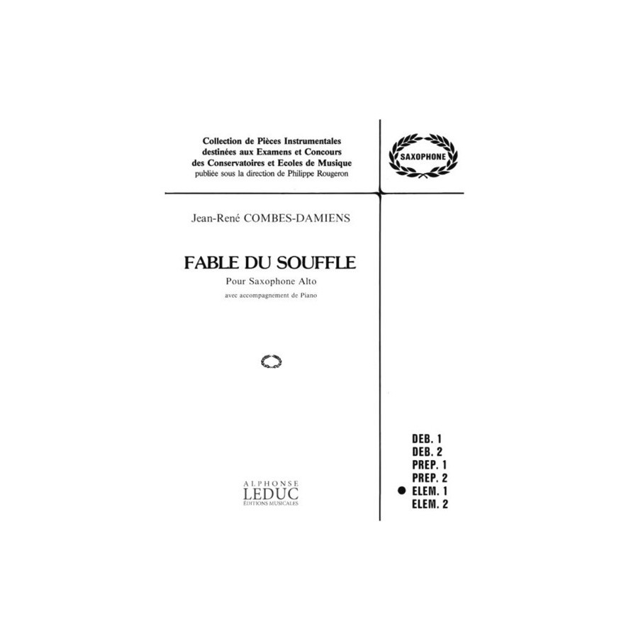 9790046281549AL28154 Fable Du Souffle