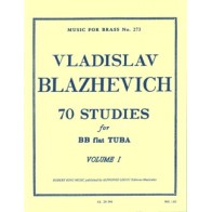 9790046285967AL28596 70 Studies for Bb Flat Tuba BC Vol. 1