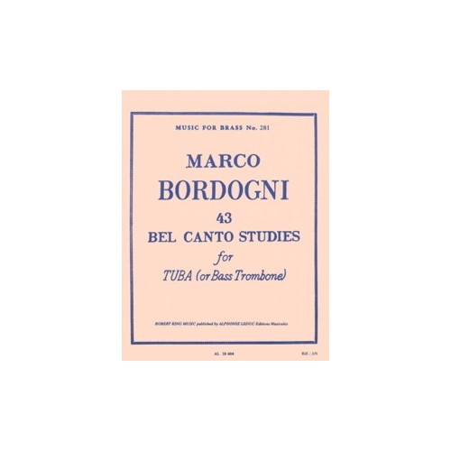 43 Bel Canto Studies ( Tuba/Bass Trombone ) 