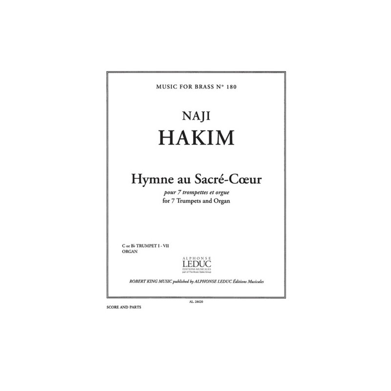 9790046286209AL28620 Naji Hakim: Hymne au Sacre-Coeur