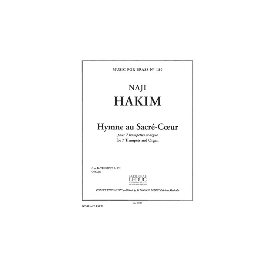 9790046286209AL28620 Naji Hakim: Hymne au Sacre-Coeur