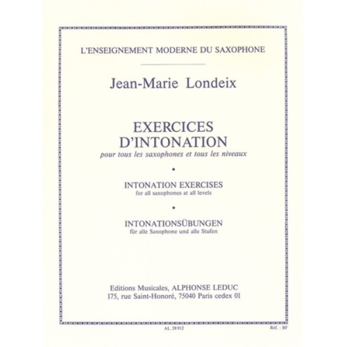 9790046289125AL28912 Exercices D'Intonation