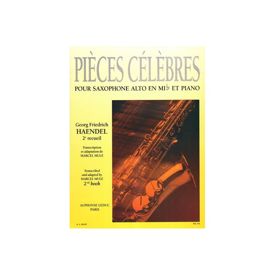 9790046290374AL29037 Pièces Célèbres Vol.2