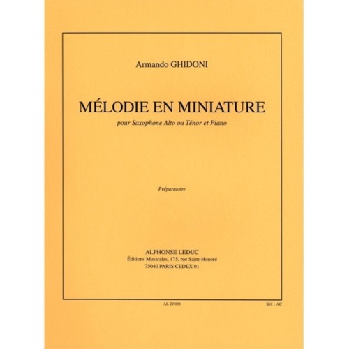 9790046290862AL29086 Melodie En Miniature
