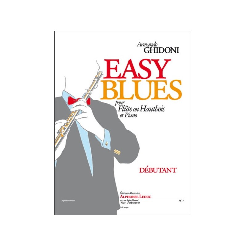 9790046293740AL29374 Easy blues pour flute ou hautbois et piano