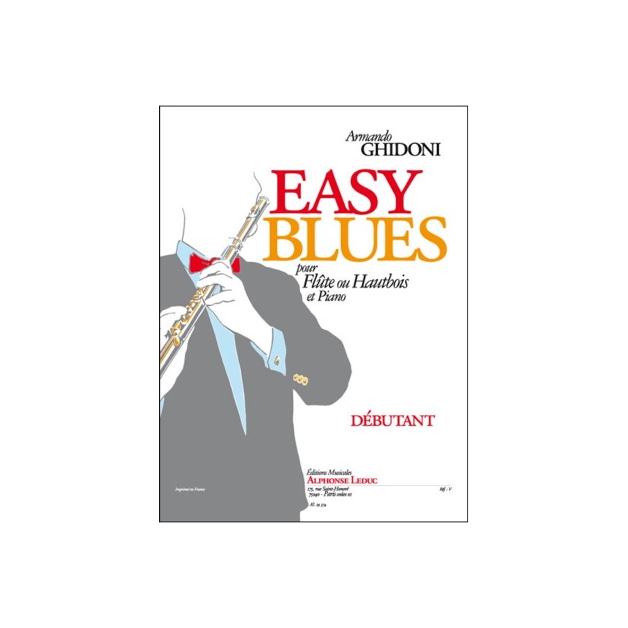 9790046293740AL29374 Easy blues pour flute ou hautbois et piano