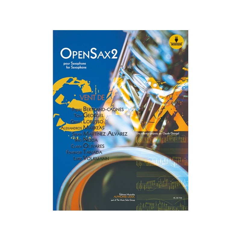 9790046307560AL30756 Opensax Vol. 2 pour saxophone alto