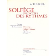 9790046063985AL6398 Solfège Ou Dictées Des Ryhtmes