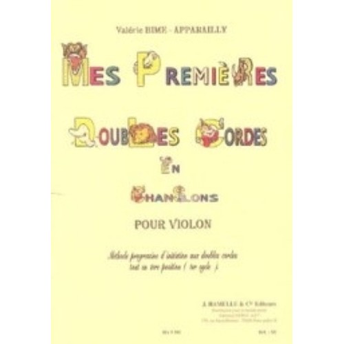 9781785584268ALHA009581 Mes premières Doubles Cordes en Chansons - Violon