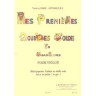 9781785584268ALHA009581 Mes premières Doubles Cordes en Chansons - Violon