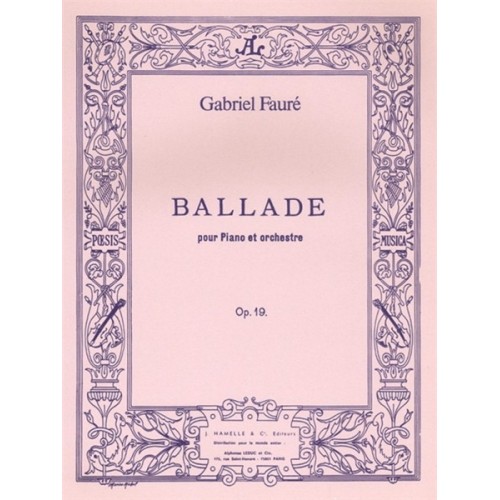 9790570692170ALHA09051 Ballade Op.19