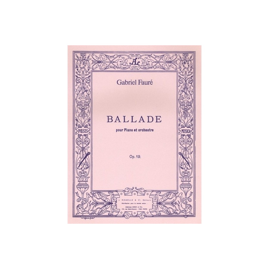 9790570692170ALHA09051 Ballade Op.19