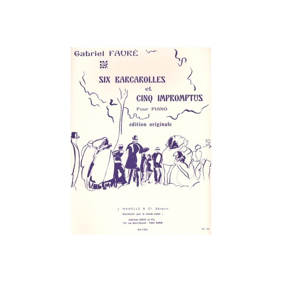 9790230790529ALHA09052 6 Barcarolles Et 5 Impromptus